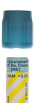 closeup of specimen collection tube